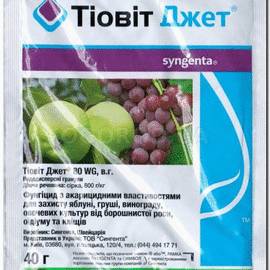 УЦЕНКА - Тиовит Джет - фунгицид, ТМ Syngenta - 40 грамм